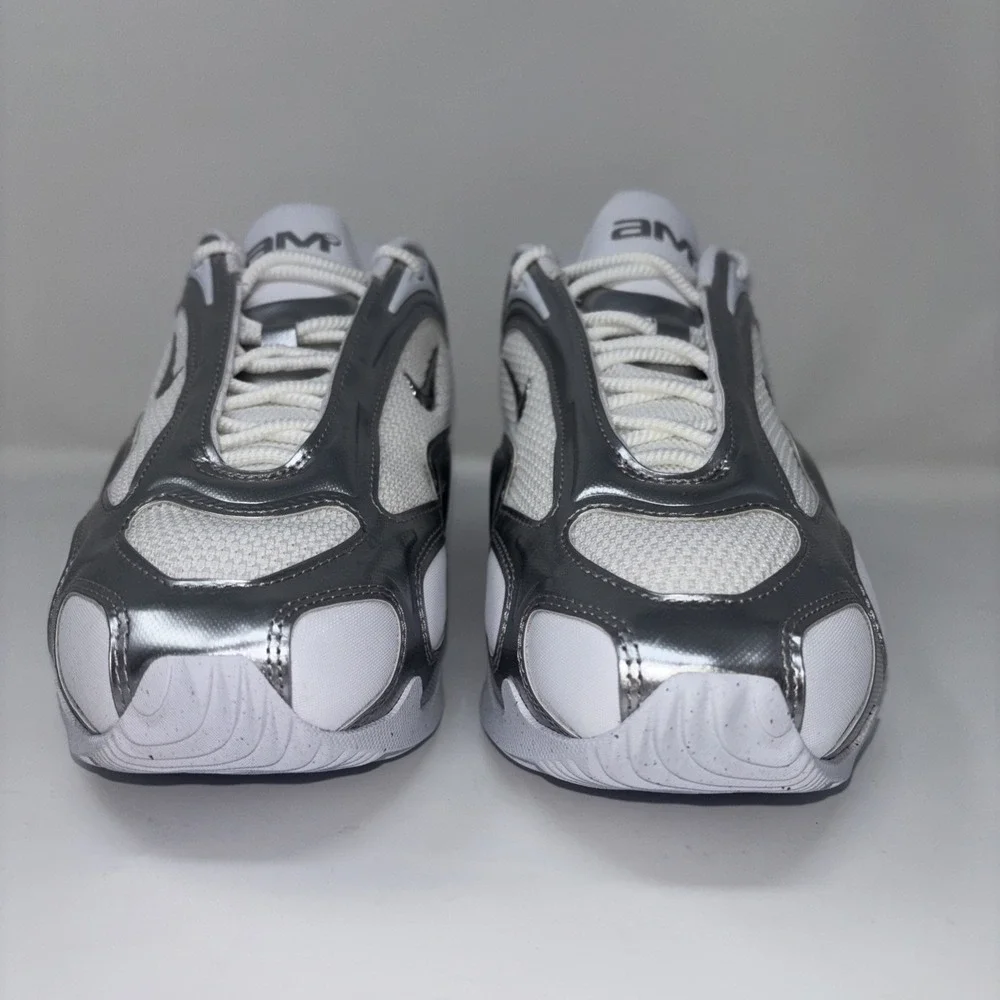 Nike Air Max Muse White Metallic Silver Sneaker FV1920-100 Women's Size 10